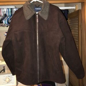 IZOD Men’s Medium Brown Soft Leather